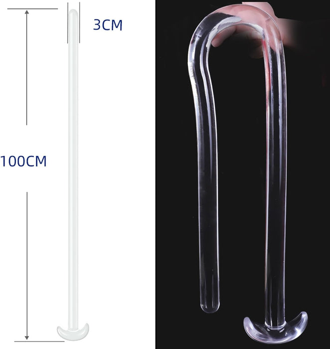 100 cm long soft and flexible anal dildo - XXL size for pleasure