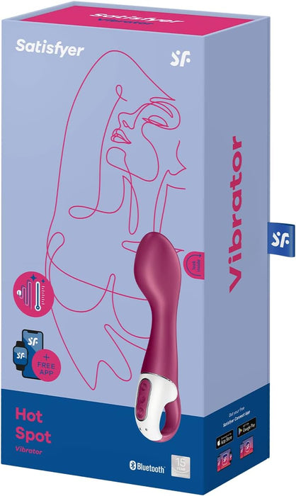 Bluetooth G-spot vibration with heat function and remote control