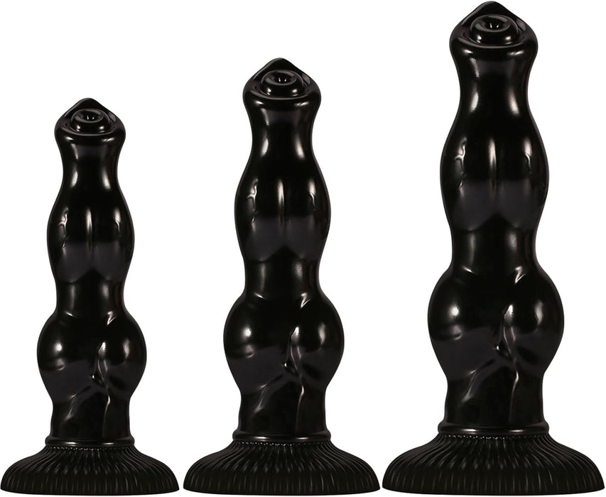 Realistiškas Didelis Šuns Formos Dildo su Saugia Prisiurbimo Pagrindu