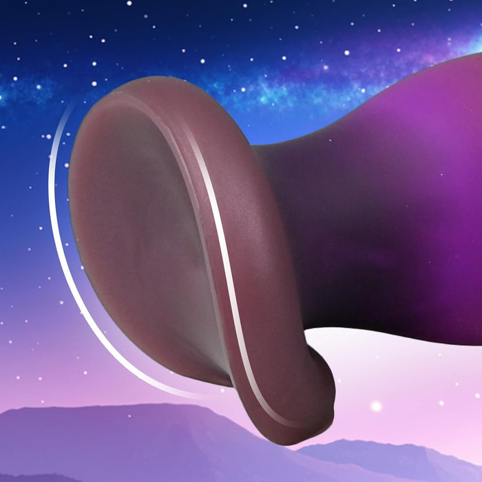 Skystas silikoninis analinis kaištis su stipriu siurbtuku – patogiai ir estetiškai