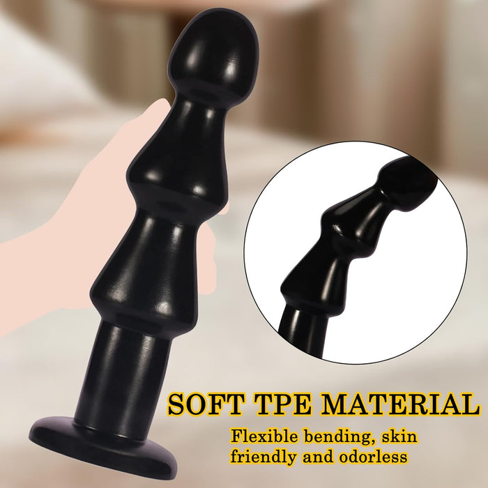 3.0 Balls XXL silicone dildo and large plug for pleasure