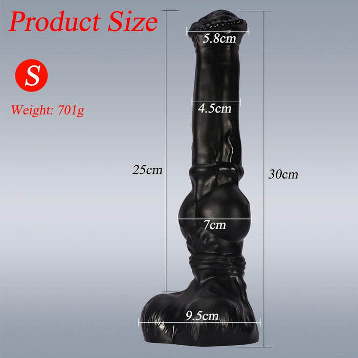 Realistic 38 cm Large Anal Dildo with Strong Suction Cup