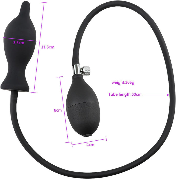 Adjustable inflatable silicone anal plug - a comfortable and safe choice