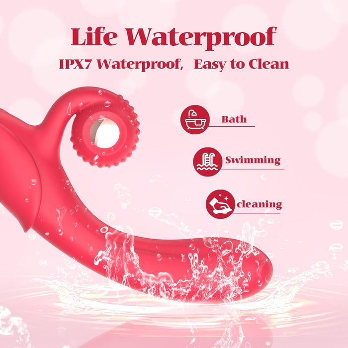 G-spot vibrator for women with 10 vibration modes and shell-shaped stimulation