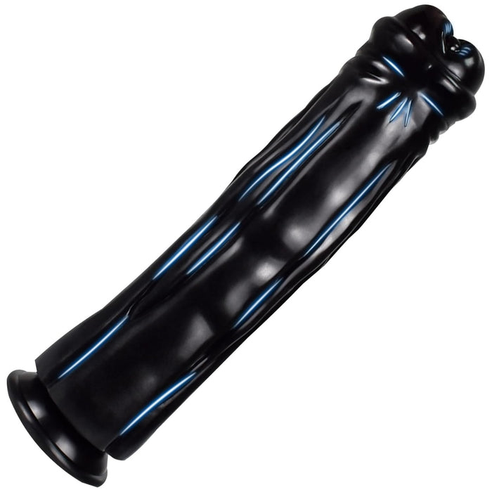 Extra thick black silicone dildo – extremely strong and safe