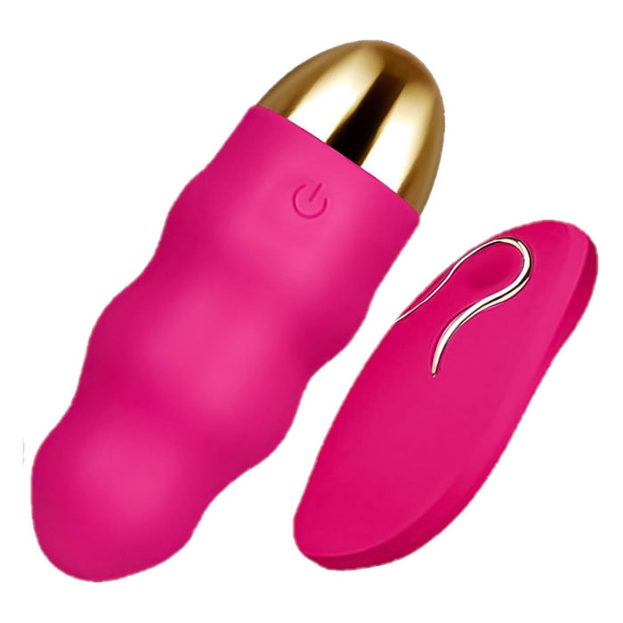 Mini vibruojantis kiaušinis su 12 režimų ir nuotolinio valdymo pulteliu moterims