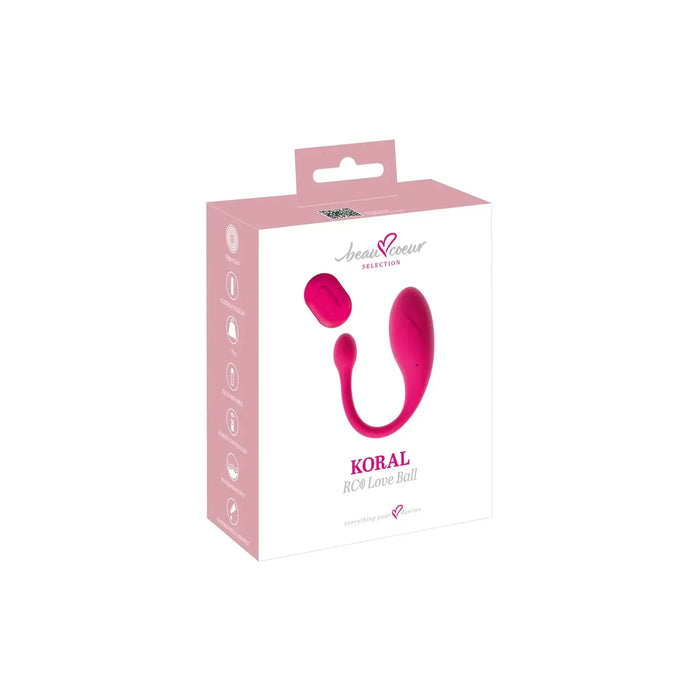 Love Ball – įkraunamas klitorio vibratorius su nuotoliniu valdymu