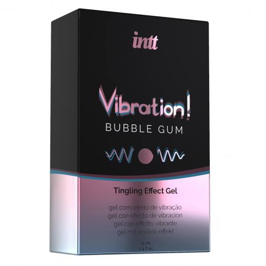 intt Vibration! Bubble Gum stimuliantas jam ir jai 15ml