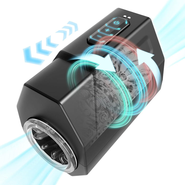 Male masturbator with 5 telescopic rotation modes and 7 speed settings