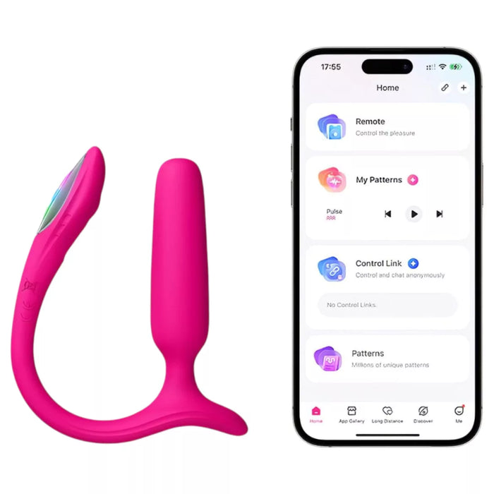 Lovense Lush Anal smart anal vibrator – with app, pink