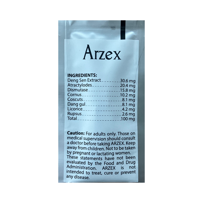 Arzex White maisto papildas vyrams 2 kaps.