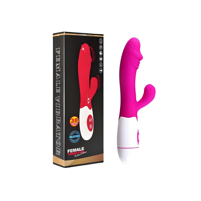 Elegant Rabbit Vibrator with 7 Modes, Stimulates the Clitoris and G-Spot