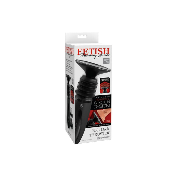 Fetišų Fantazijos serijos Body Dock impulso masažuoklis, juodas, 24,9 x 9,7 cm