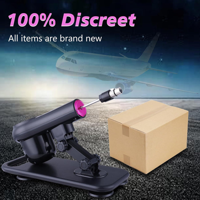 Automatinė sekso mašina su realistiškais dildo priedais ir nuotoliniu valdymu