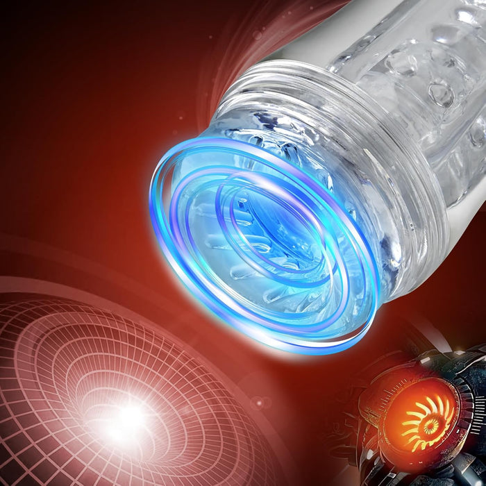 Masturbatorius vyrams su 3D realistiška makštimi ir dviguba anga