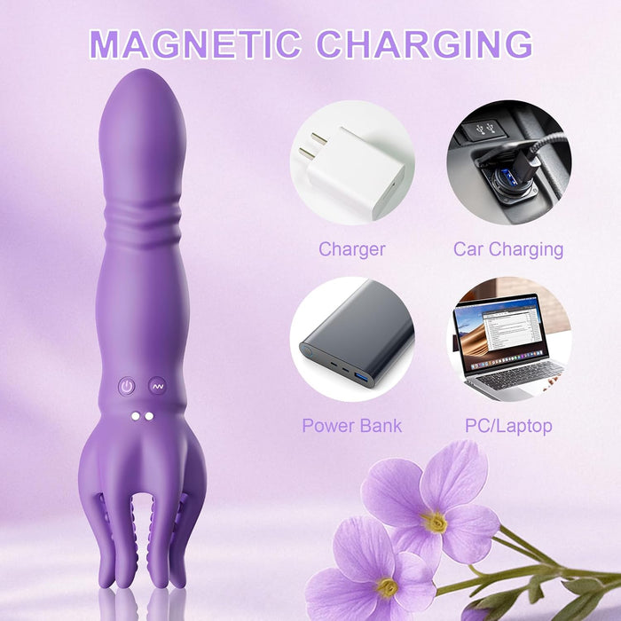 Vibrating 2-in-1 G-spot and anal stimulator with vibration function