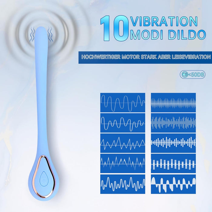 Mini Vibrator for Women with 10 Vibration Modes and G-Spot Stimulation