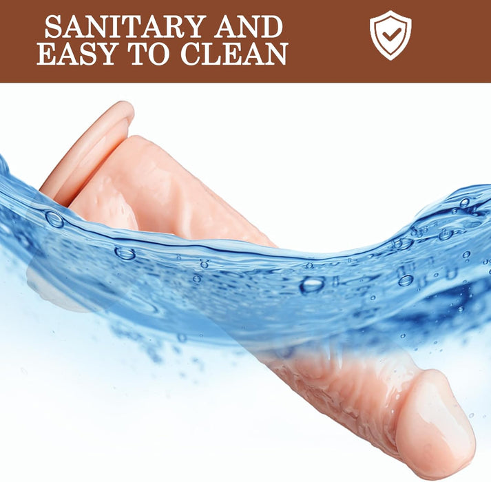 Realistic anal dildo with strong grip, various sizes