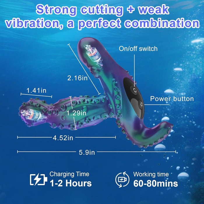 360° Rotacinis Analinis Vibratorius Vyrams su APP Valdymu ir 9 Režimais