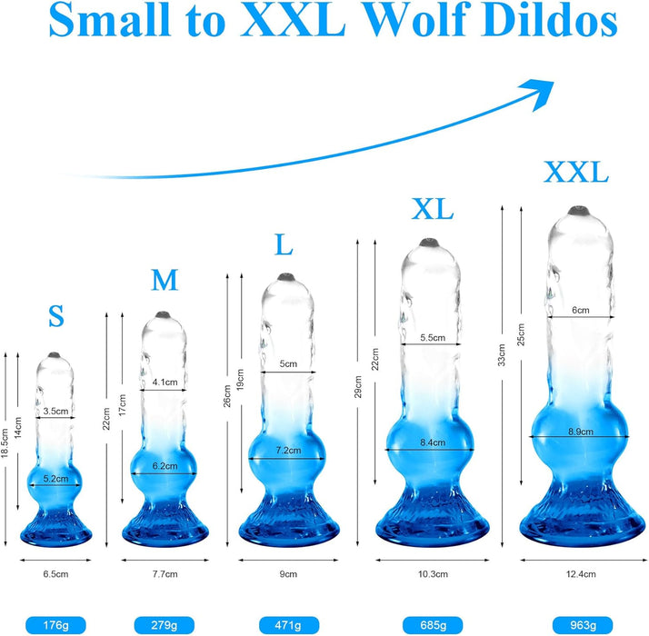 33 cm XXL Realistinis Šuns Formos Dildo su Stipria Prisiurbimo Pakaba