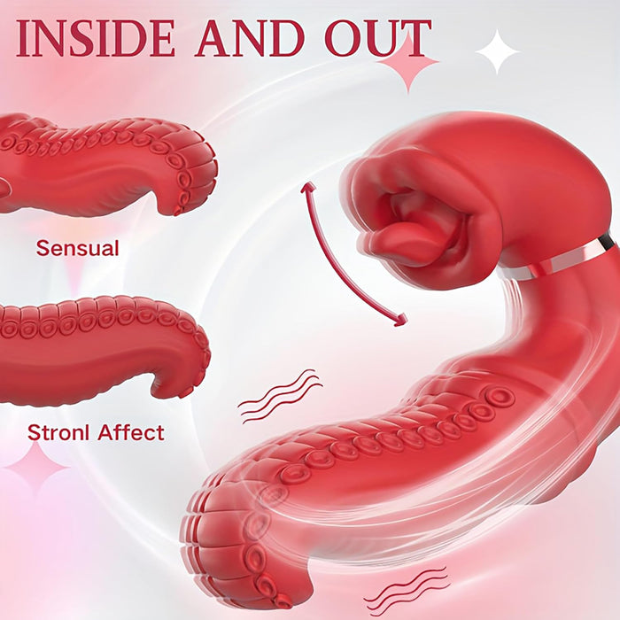 3 in 1 Vibrator for women with 9 vibration and 9 oscillation modes