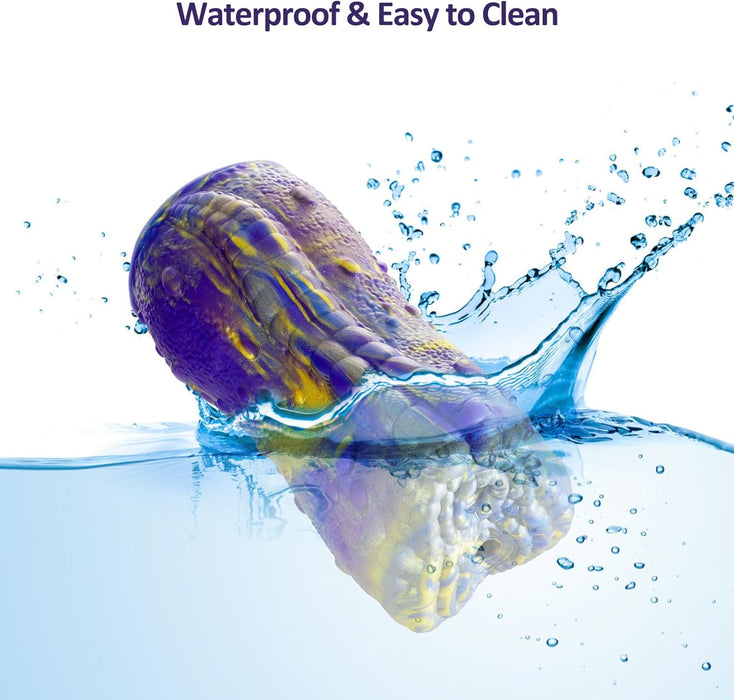 Realistiškas silikoninis vyriškas masturbatorius su stipria prisitvirtinimo guma