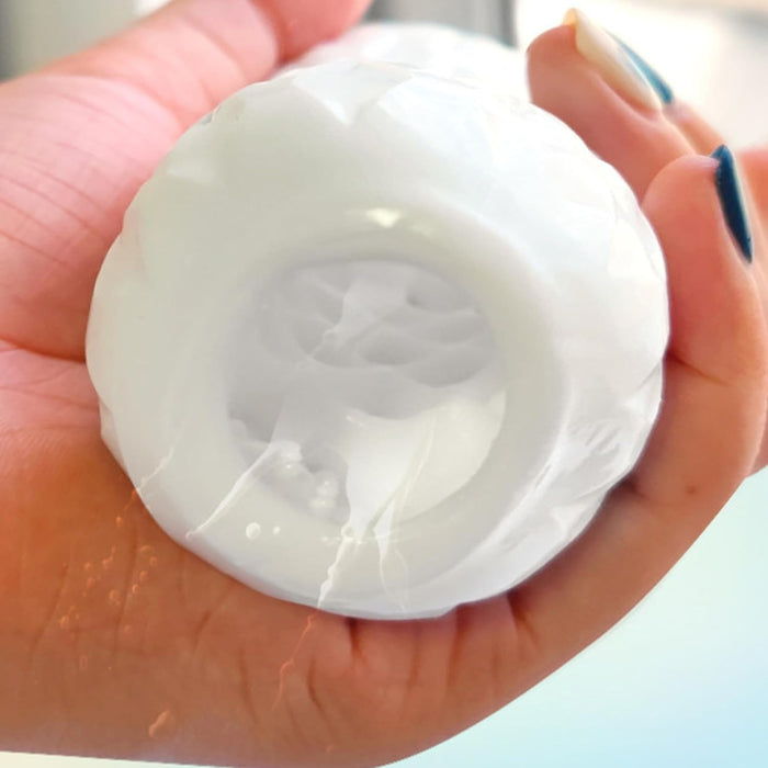Masturbator for men – white, with 3D modeled love tunnel