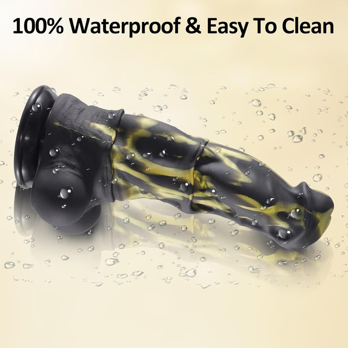 36cm didelis monstras dildo iš silikono su stipria prisiurbimo pagalve laisvoms rankoms