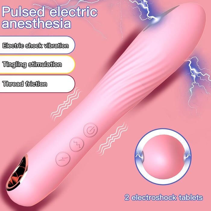 Electroshock Anal Vibrator for Men with 16 Vibration Modes and 3 Electrostimulation Modes