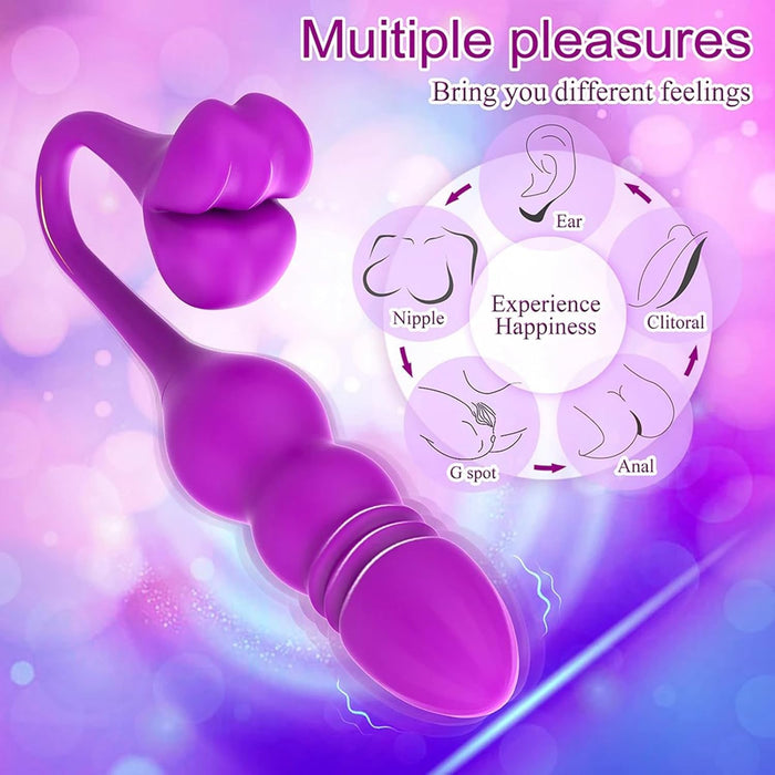 3-in-1 Vibrator for women with 10+10 vibration modes and screwdriver function