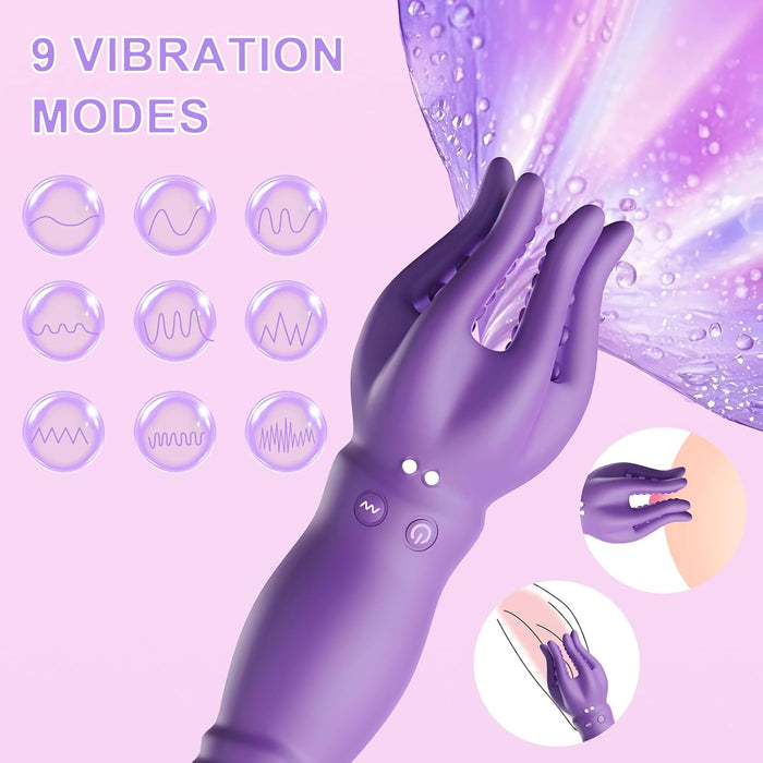Vibrating 2-in-1 G-spot and anal stimulator with vibration function