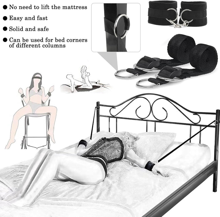 Luxurious 12-piece BDSM set for couples - erotic toy set
