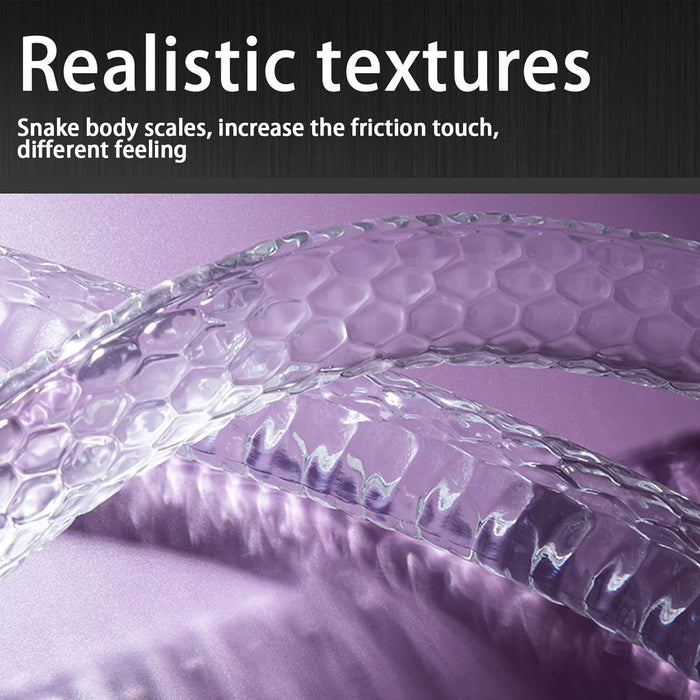 45 cm long realistic dildo with a strong suction cup and a unique leather pattern texture