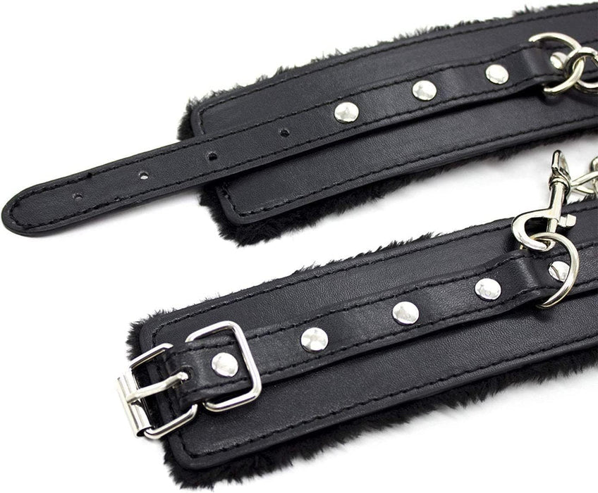 SM Bondage Set with handcuffs and leg cuffs for intimate games