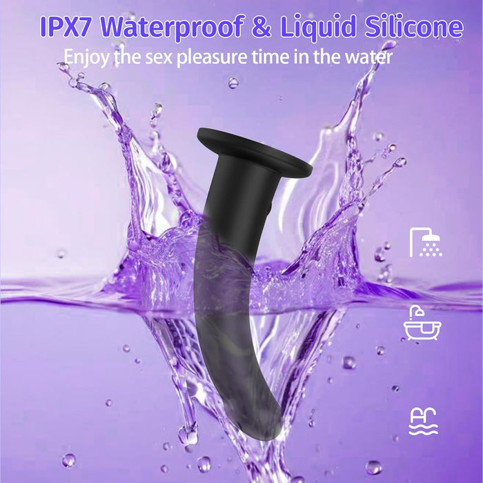 Vibruojantis Strap-On dildo su stipria prisitvirtinimo siurbtuke ir nuotoliniu pulteliu