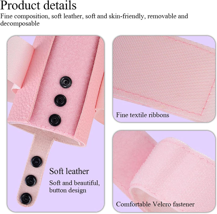 Adjustable strap for vibrator and massage wand for women - comfortable support system