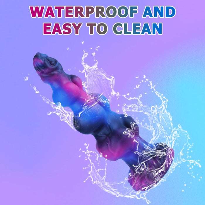 26.9 cm Realistic large silicone monster dildo with unique design and strong attachment