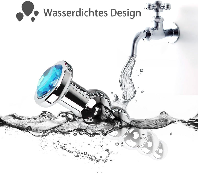 Elegantiškas Nerūdijančio Plieno Analinis Kaištis su 5 Rutuliukais Intymioms Akimirkoms