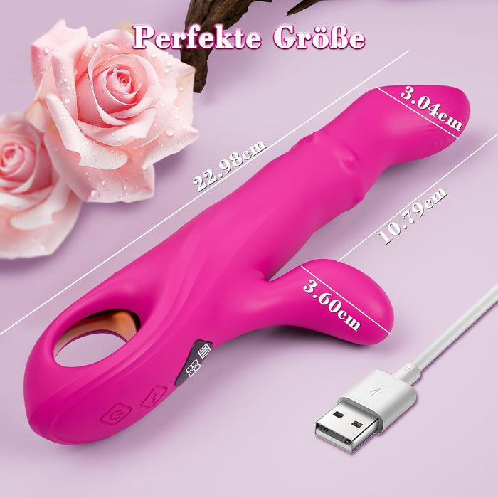 3in1 Vibrator for women with 8 vibration modes and unique movement