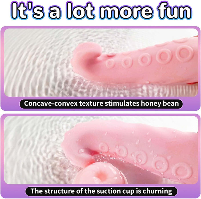 Mini Tentakel-Vibrator with 10 vibration modes for varied stimulation and ergonomic design