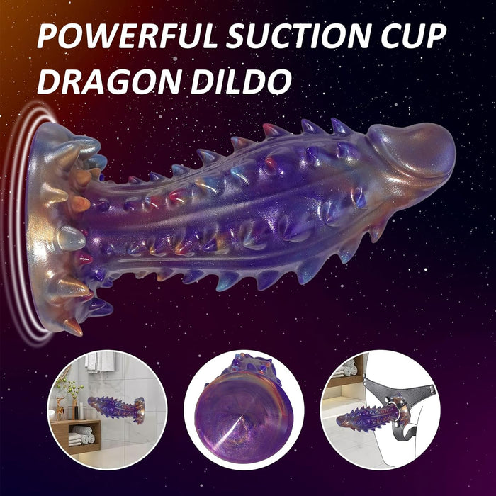 Monster Dildo – Thick, unique silicone dildo with a large suction cup
