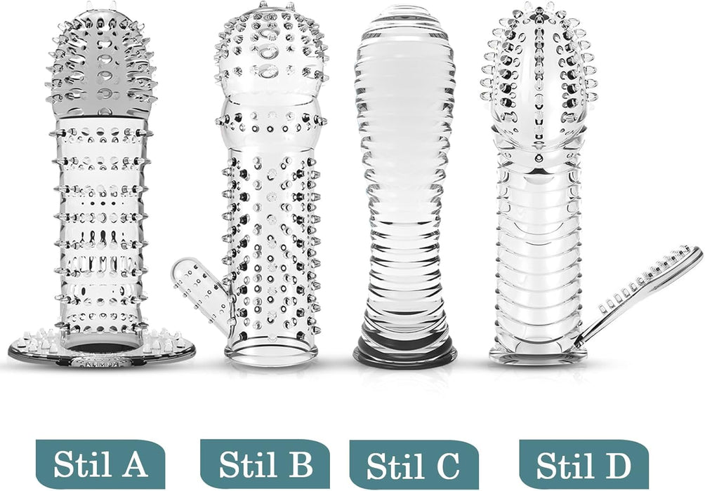 4-in-1 universal transparent for men with a unique set of textures