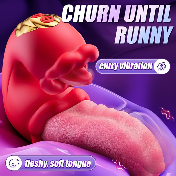 2024 New 2 in 1 Clitoral Vibrator with Zone Stimulation and 10 Modes