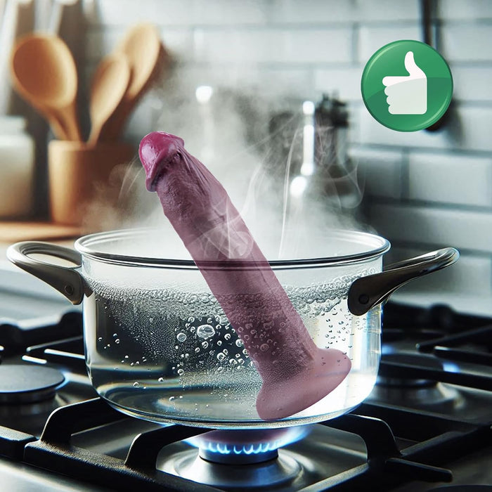 20 cm small black silicone dildo with strong suction cup base