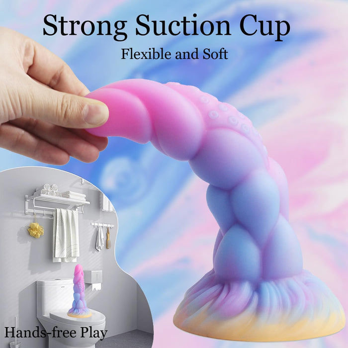 8.14 colio realistiškas žaismingas silikoninis dildo su stipria prisitvirtinimo siurbtuku