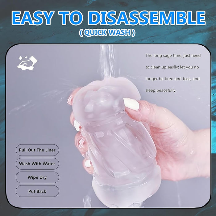 Elektrinis masturbatorius vyrams su audio funkcija ir 3 greičiais