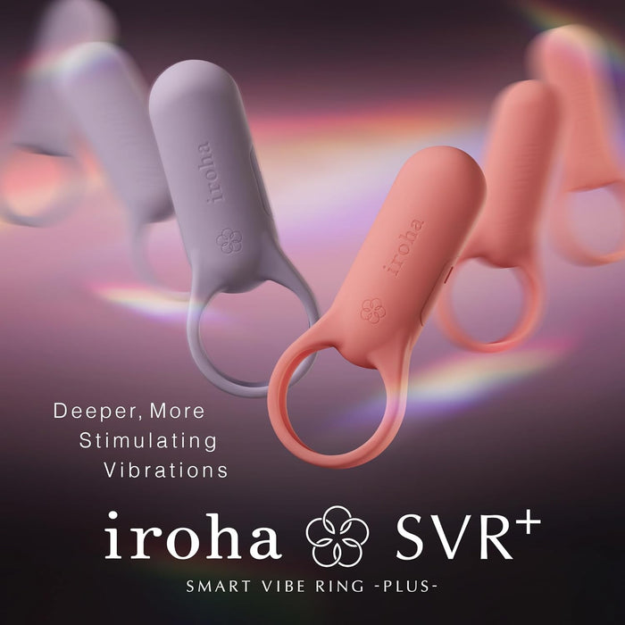 SVR+ Mini vibratoria su lanksčiu žiedu – spalva Sehr Peri, 9,7 cm