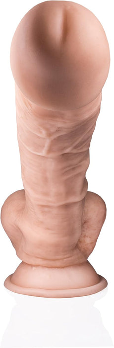 CyberSkin Deluxe Realistic G-Spot Dildo with Thick Curve and Suction Cup