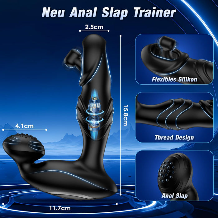 4-in-1 Anal Vibrator for Men with 10 Modes for Prostate Stimulation