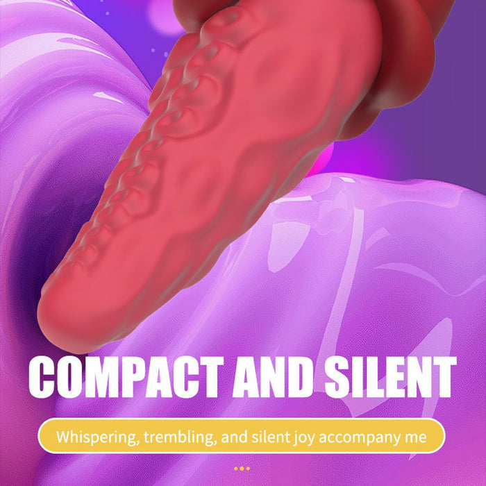 Vibrator set with tongue stimulation and G-spot massage